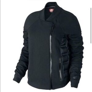 Nike women's Aeroloft Tech moto jacket 800 down fill- size M Rare!